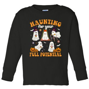 Occupational Therapy Haunting Your Full Potential Halloween Toddler Long Sleeve Shirt