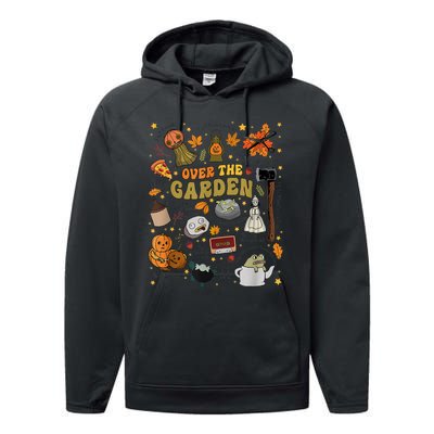 Over The Halloween Garden Wall Pumpkin Fall Thanksgiving Performance Fleece Hoodie