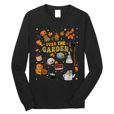 Over The Halloween Garden Wall Pumpkin Fall Thanksgiving Long Sleeve Shirt