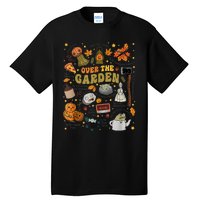 Over The Halloween Garden Wall Pumpkin Fall Thanksgiving Tall T-Shirt