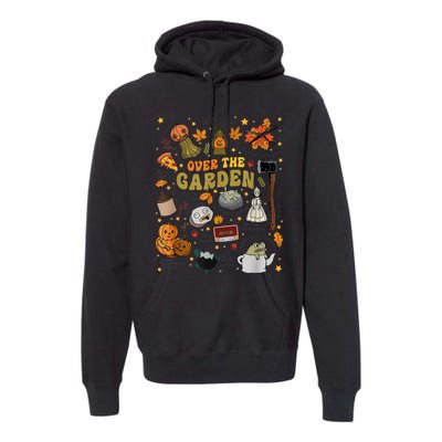 Over The Halloween Garden Wall Pumpkin Fall Thanksgiving Premium Hoodie