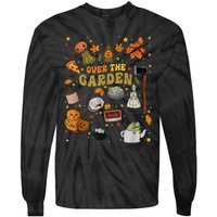 Over The Halloween Garden Wall Pumpkin Fall Thanksgiving Tie-Dye Long Sleeve Shirt