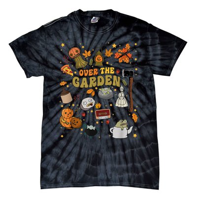 Over The Halloween Garden Wall Pumpkin Fall Thanksgiving Tie-Dye T-Shirt