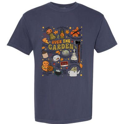 Over The Halloween Garden Wall Pumpkin Fall Thanksgiving Garment-Dyed Heavyweight T-Shirt