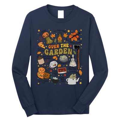 Over The Halloween Garden Wall Pumpkin Fall Thanksgiving Long Sleeve Shirt