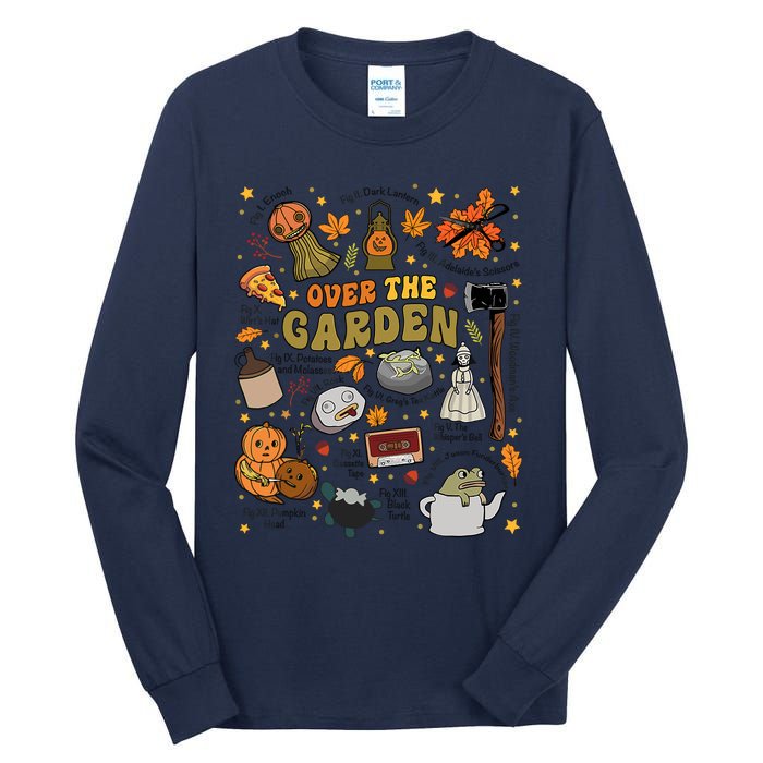 Over The Halloween Garden Wall Pumpkin Fall Thanksgiving Tall Long Sleeve T-Shirt