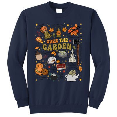 Over The Halloween Garden Wall Pumpkin Fall Thanksgiving Tall Sweatshirt