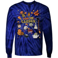 Over The Halloween Garden Wall Pumpkin Fall Thanksgiving Tie-Dye Long Sleeve Shirt