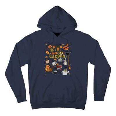 Over The Halloween Garden Wall Pumpkin Fall Thanksgiving Tall Hoodie