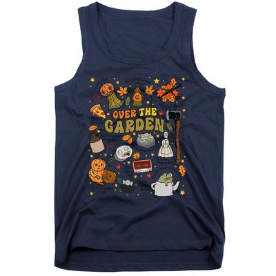 Over The Halloween Garden Wall Pumpkin Fall Thanksgiving Tank Top