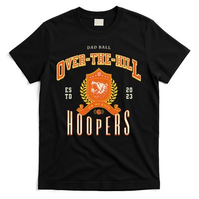 OVER THE HILL HOOPER Funny Fathers Day Basketball T-Shirt