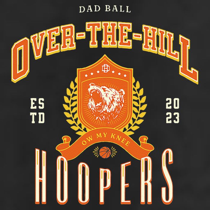 OVER THE HILL HOOPER Funny Fathers Day Basketball 11oz C Handle Ceramic Mug