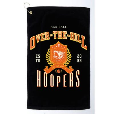OVER THE HILL HOOPER Funny Fathers Day Basketball Golf Towel