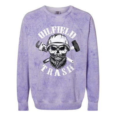 Oilfield Trash Hoodie Oilfield Colorblast Crewneck Sweatshirt