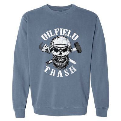 Oilfield Trash Hoodie Oilfield Garment-Dyed Sweatshirt