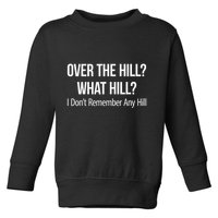 Over The Hill What Hill I DonT Remember Any Hill Toddler Sweatshirt