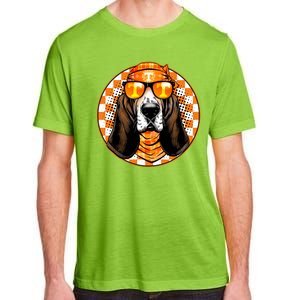 Orange Tennessee Hound College Football Sports Fan Adult ChromaSoft Performance T-Shirt