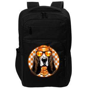 Orange Tennessee Hound College Football Sports Fan Impact Tech Backpack