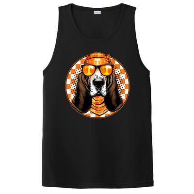 Orange Tennessee Hound College Football Sports Fan PosiCharge Competitor Tank