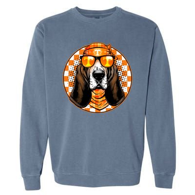 Orange Tennessee Hound College Football Sports Fan Garment-Dyed Sweatshirt