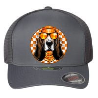 Orange Tennessee Hound College Football Sports Fan Flexfit Unipanel Trucker Cap