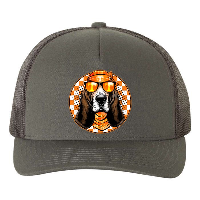 Orange Tennessee Hound College Football Sports Fan Yupoong Adult 5-Panel Trucker Hat