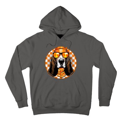 Orange Tennessee Hound College Football Sports Fan Hoodie