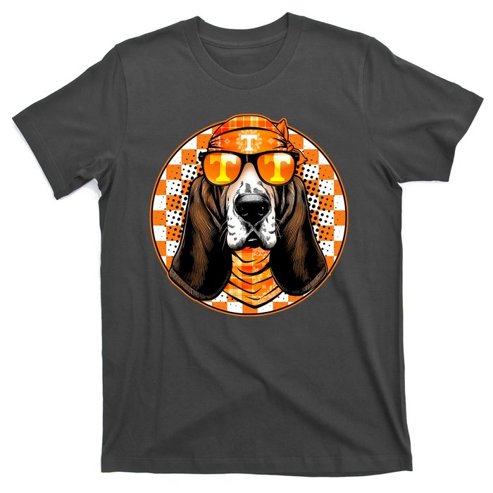 Orange Tennessee Hound College Football Sports Fan T-Shirt