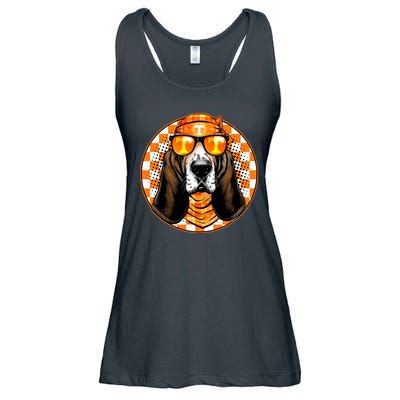 Orange Tennessee Hound College Football Sports Fan Ladies Essential Flowy Tank