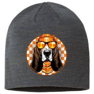 Orange Tennessee Hound College Football Sports Fan Sustainable Beanie