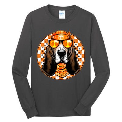 Orange Tennessee Hound College Football Sports Fan Tall Long Sleeve T-Shirt