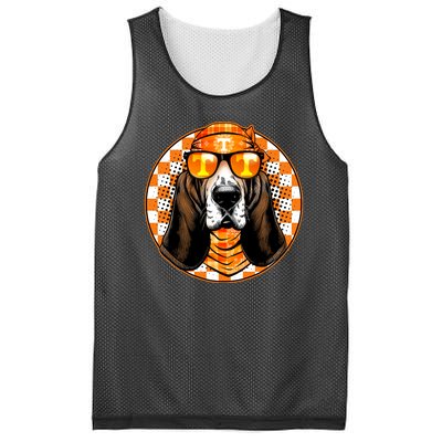 Orange Tennessee Hound College Football Sports Fan Mesh Reversible Basketball Jersey Tank