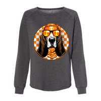 Orange Tennessee Hound College Football Sports Fan Womens California Wash Sweatshirt