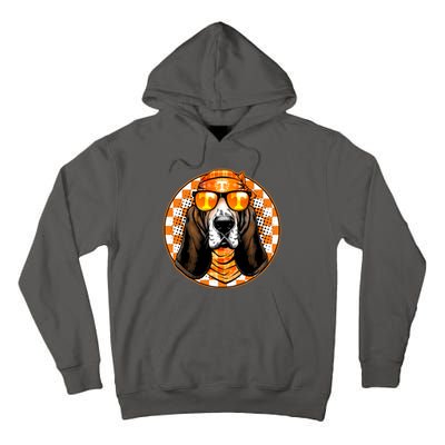 Orange Tennessee Hound College Football Sports Fan Tall Hoodie