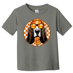 Orange Tennessee Hound College Football Sports Fan Toddler T-Shirt