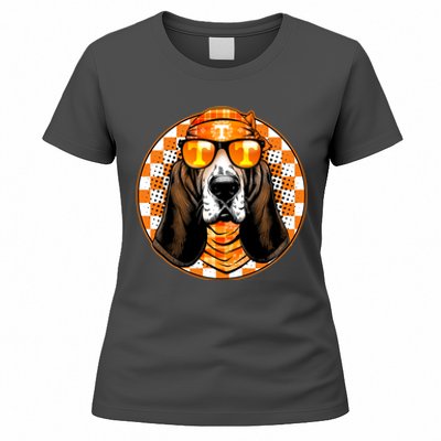 Orange Tennessee Hound College Football Sports Fan Women's T-Shirt