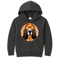 Orange Tennessee Hound College Football Sports Fan Kids Hoodie