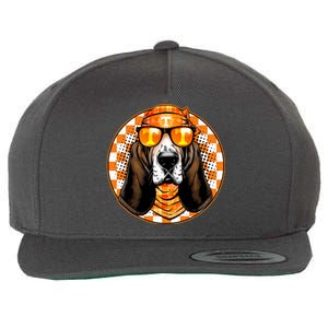 Orange Tennessee Hound College Football Sports Fan Wool Snapback Cap