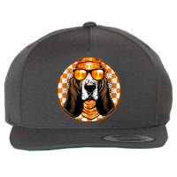 Orange Tennessee Hound College Football Sports Fan Wool Snapback Cap