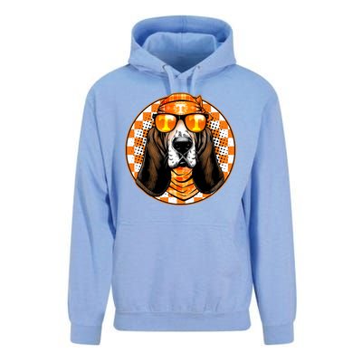 Orange Tennessee Hound College Football Sports Fan Unisex Surf Hoodie