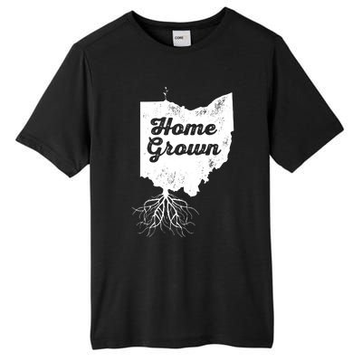 Ohio T Home Grown Roots Oh State Pride Tall Fusion ChromaSoft Performance T-Shirt