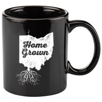 Ohio T Home Grown Roots Oh State Pride 11oz C Handle Ceramic Mug