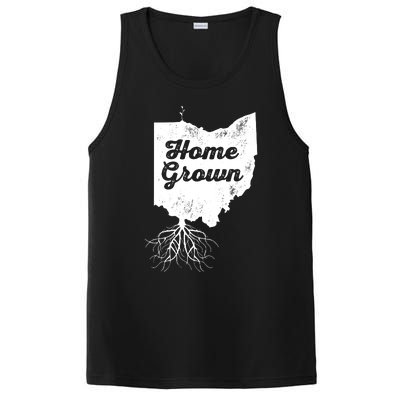 Ohio T Home Grown Roots Oh State Pride PosiCharge Competitor Tank