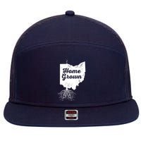 Ohio T Home Grown Roots Oh State Pride 7 Panel Mesh Trucker Snapback Hat