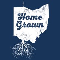 Ohio T Home Grown Roots Oh State Pride 7 Panel Mesh Trucker Snapback Hat