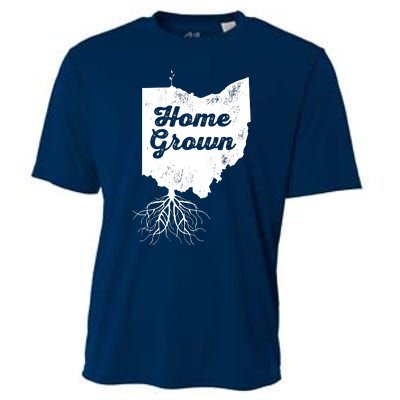 Ohio T Home Grown Roots Oh State Pride Cooling Performance Crew T-Shirt