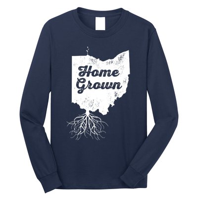 Ohio T Home Grown Roots Oh State Pride Long Sleeve Shirt