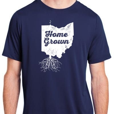 Ohio T Home Grown Roots Oh State Pride Adult ChromaSoft Performance T-Shirt