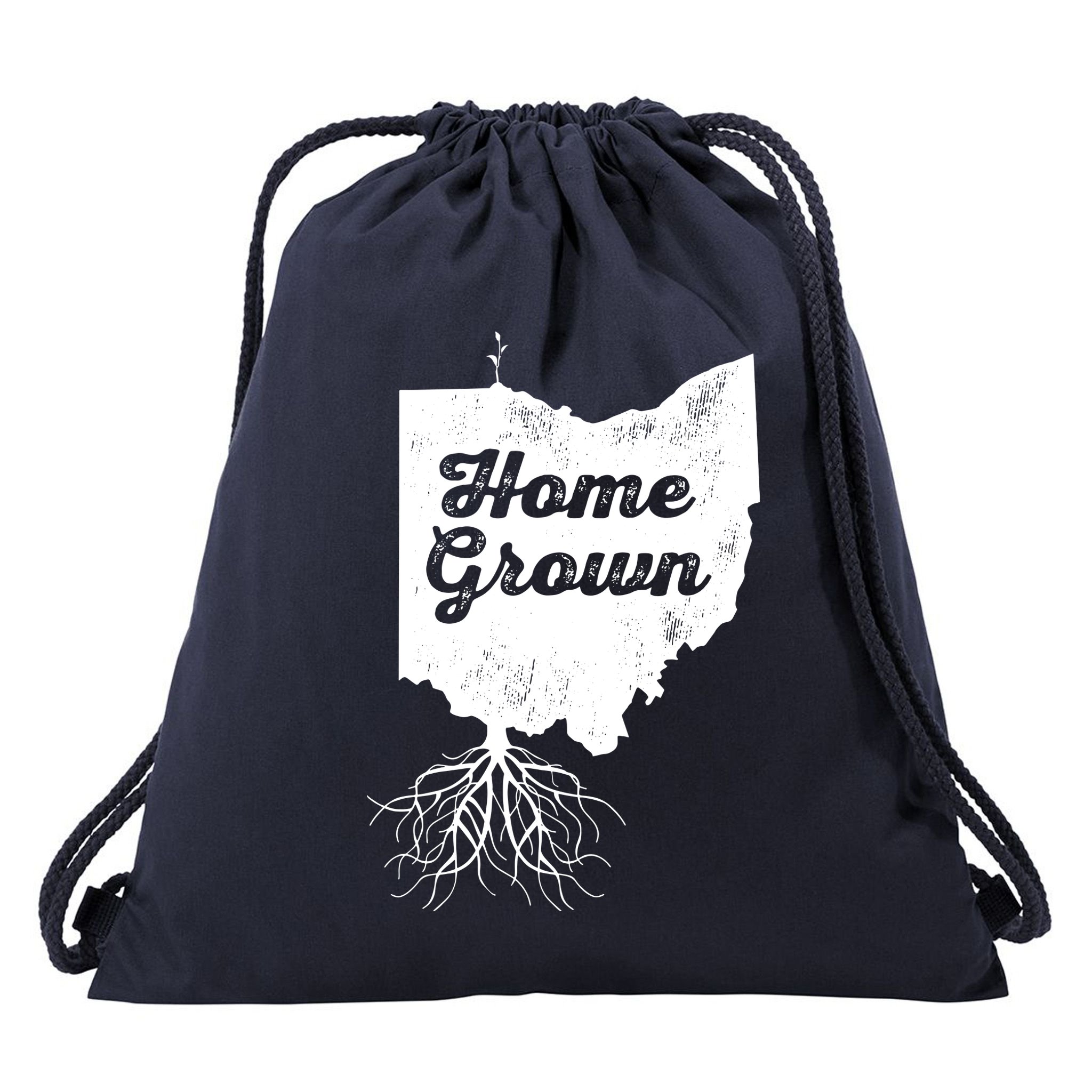 Ohio T Home Grown Roots Oh State Pride Drawstring Bag