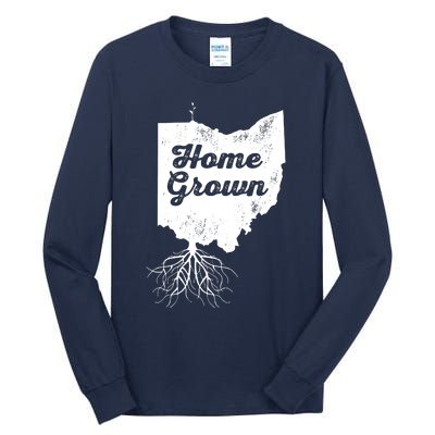 Ohio T Home Grown Roots Oh State Pride Tall Long Sleeve T-Shirt